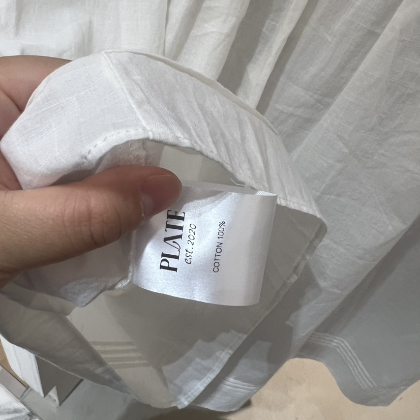 PLATE韓國直郵實拍女士新品26春夏熱賣推薦職業襯衫蕾絲衫PLATE襯衫/蕾絲衫