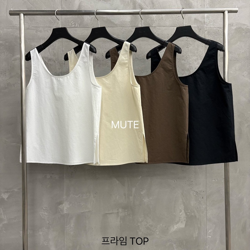 MUTE-P韓國代購女裝新款推薦26夏季26春夏職業時尚吊帶背心MUTE吊帶/背心