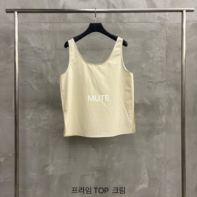 MUTE-P韓國代購女裝新款推薦26夏季26春夏職業時尚吊帶背心MUTE吊帶/背心圖色2