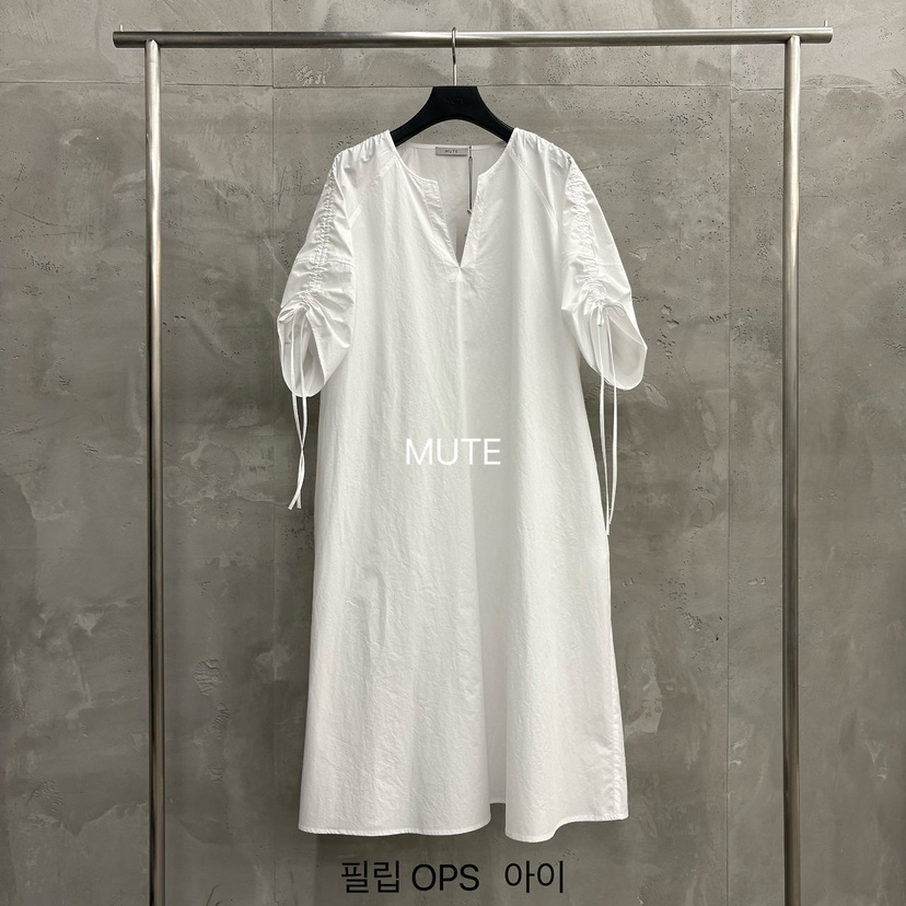 MUTE-P韓國東大門直郵女士新品熱賣職業26夏季人氣連衣裙MUTE連衣裙圖色1