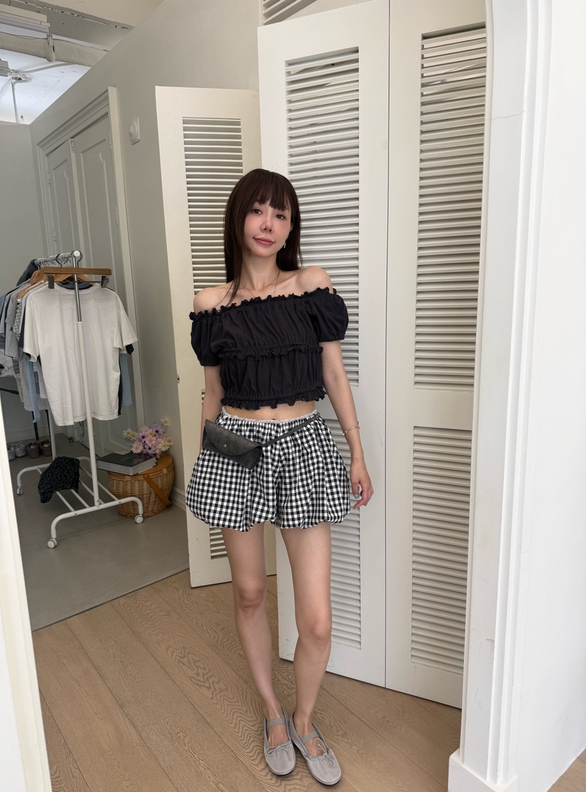 LUMIPLE韓國直郵女裝新款人氣休閑推薦26夏季時尚26春夏短褲LUMIPLE短褲