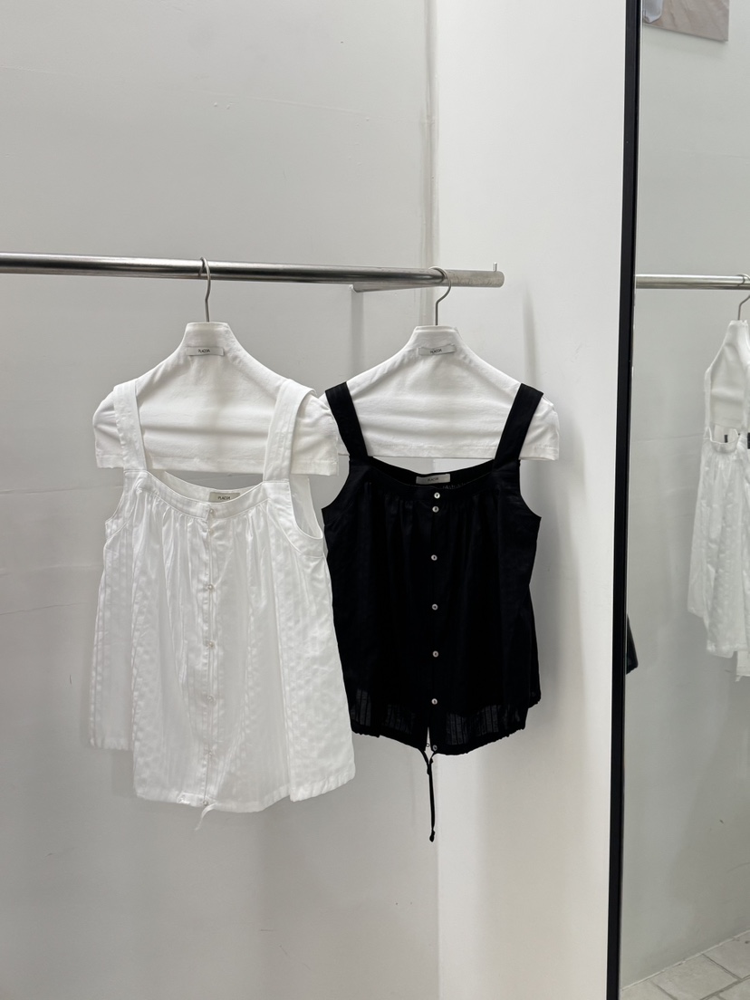 REGULARLY/PLACOR韓國直郵女士新品休閑26夏季26春夏吊帶背心REGULARLY/PLACOR吊帶/背心