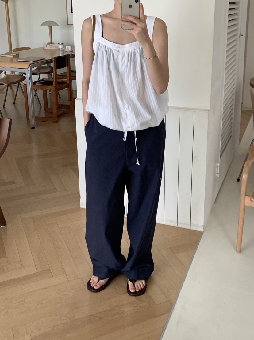 REGULARLY/PLACOR韓國直郵女士新品休閑26夏季26春夏吊帶背心REGULARLY/PLACOR吊帶/背心