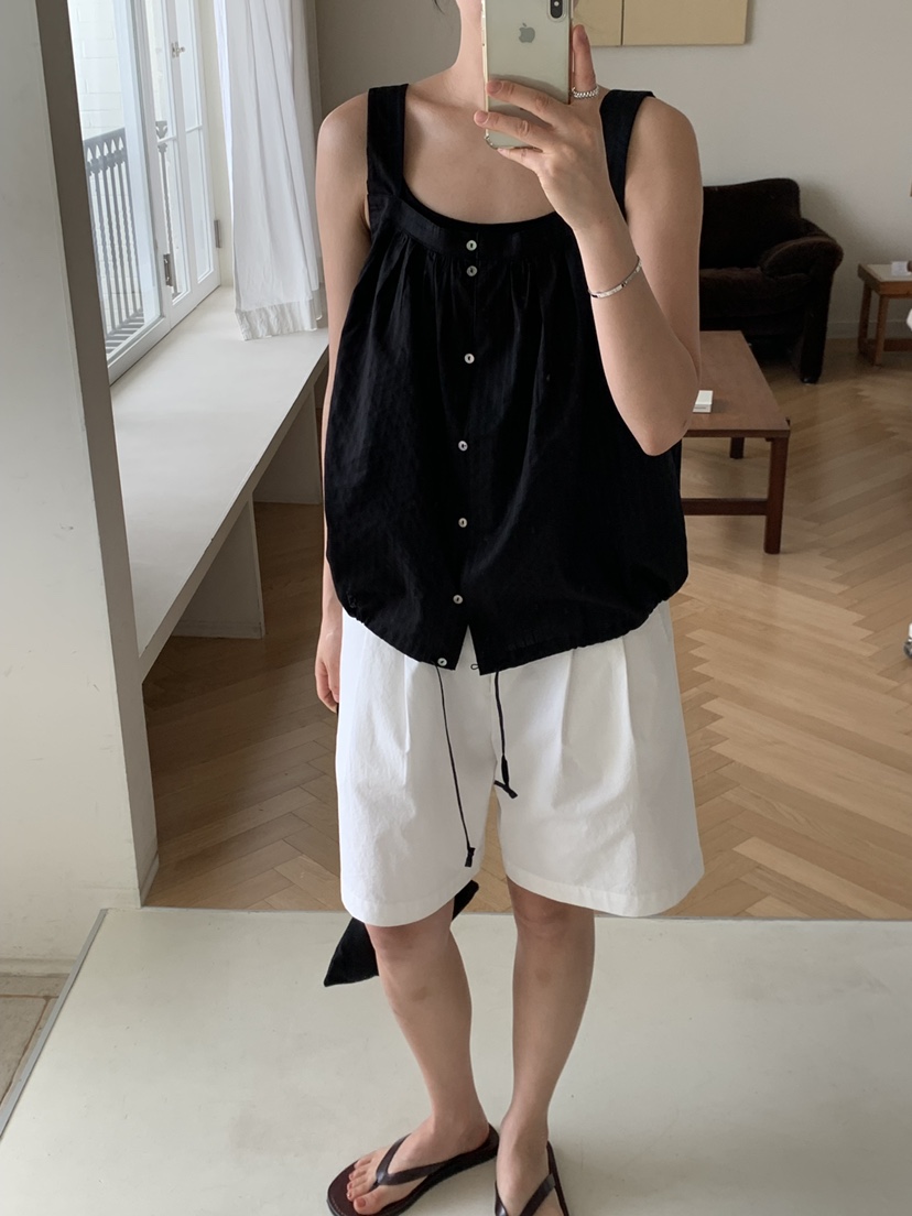 REGULARLY/PLACOR韓國直郵女士新品休閑26夏季26春夏吊帶背心REGULARLY/PLACOR吊帶/背心