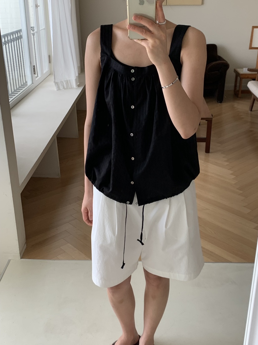 REGULARLY/PLACOR韓國直郵女士新品休閑26夏季26春夏吊帶背心REGULARLY/PLACOR吊帶/背心