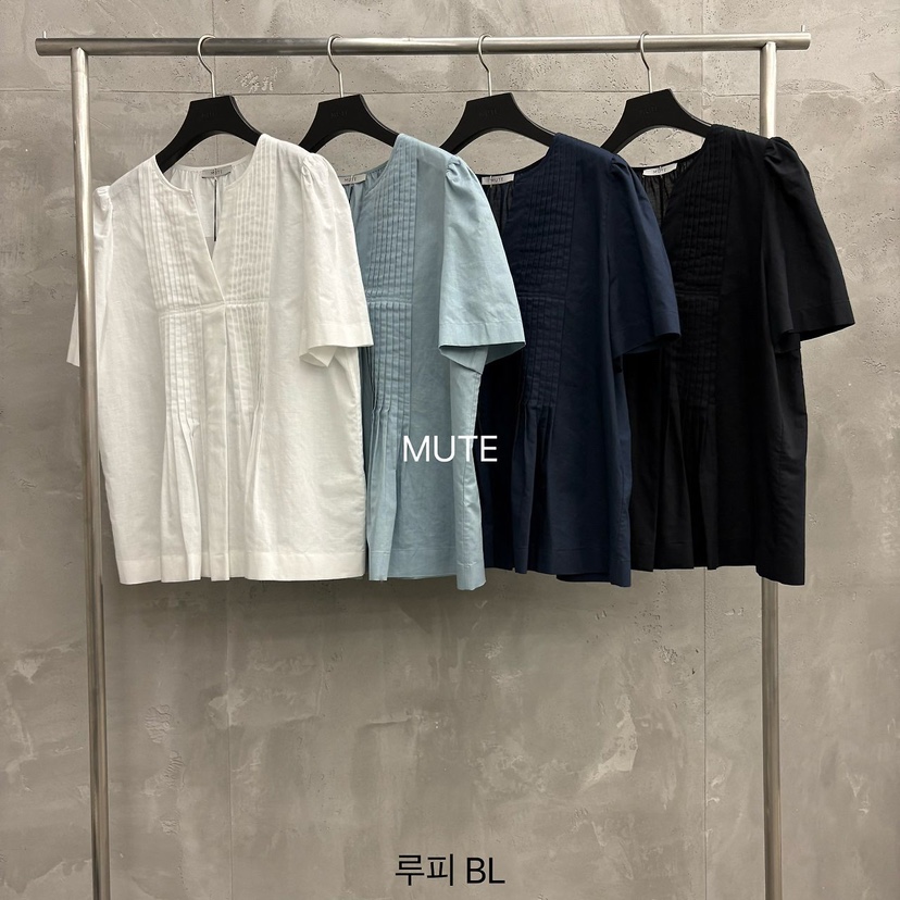 MUTE-P韓國代購女裝新款時尚職業26春夏人氣26夏季襯衫蕾絲衫MUTE襯衫/蕾絲衫