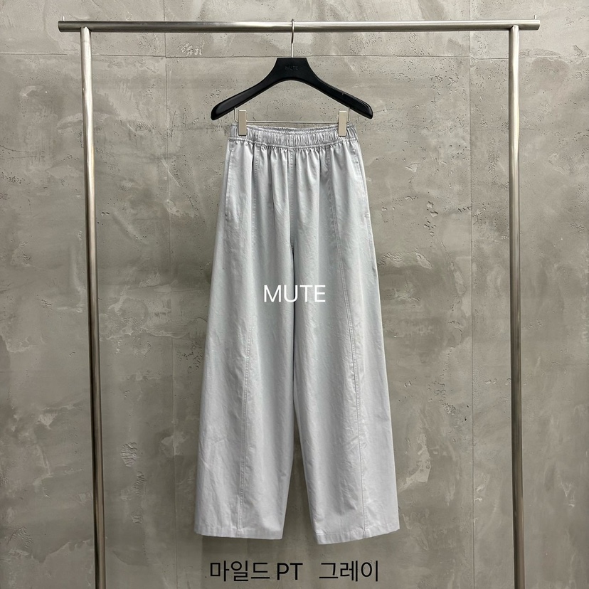 MUTE-P東大門實拍韓國女士新款熱賣時尚26春夏人氣休閑褲MUTE休閑褲圖色3