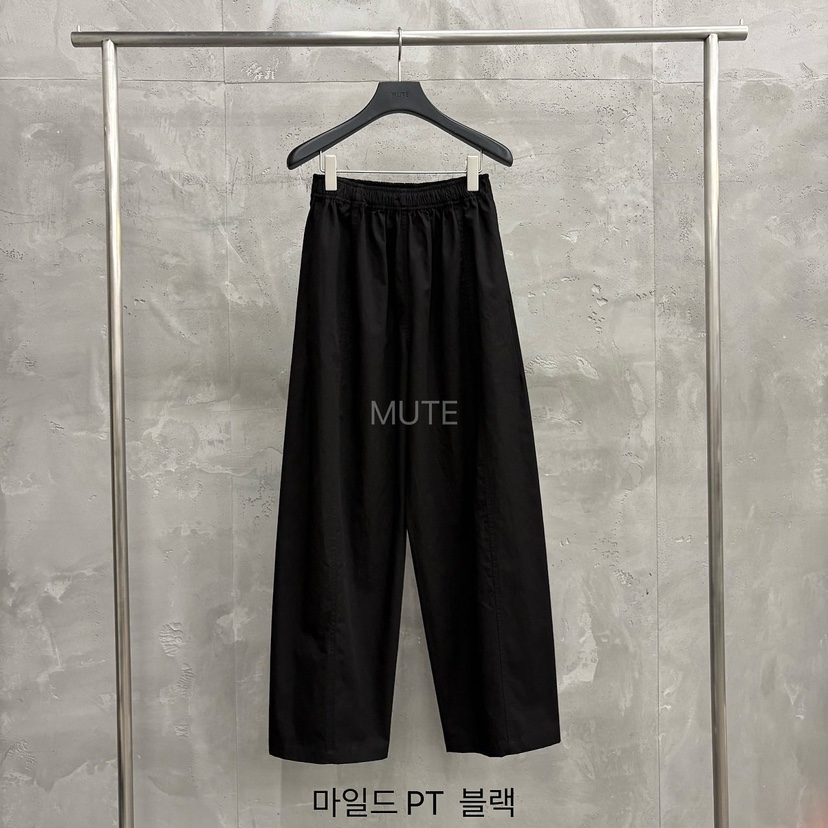 MUTE-P東大門實拍韓國女士新款熱賣時尚26春夏人氣休閑褲MUTE休閑褲圖色5黑色