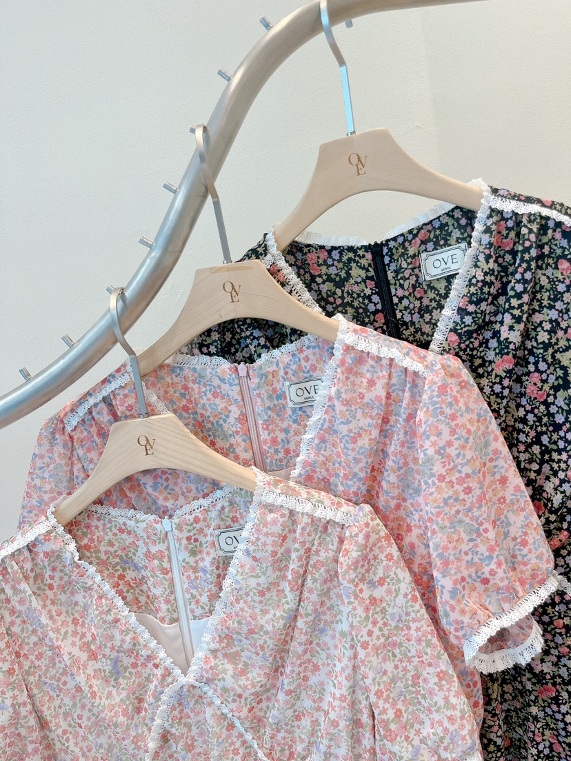 OVE韓國直郵女裝新品26春夏人氣休閑熱賣26夏季推薦連衣裙OVE連衣裙