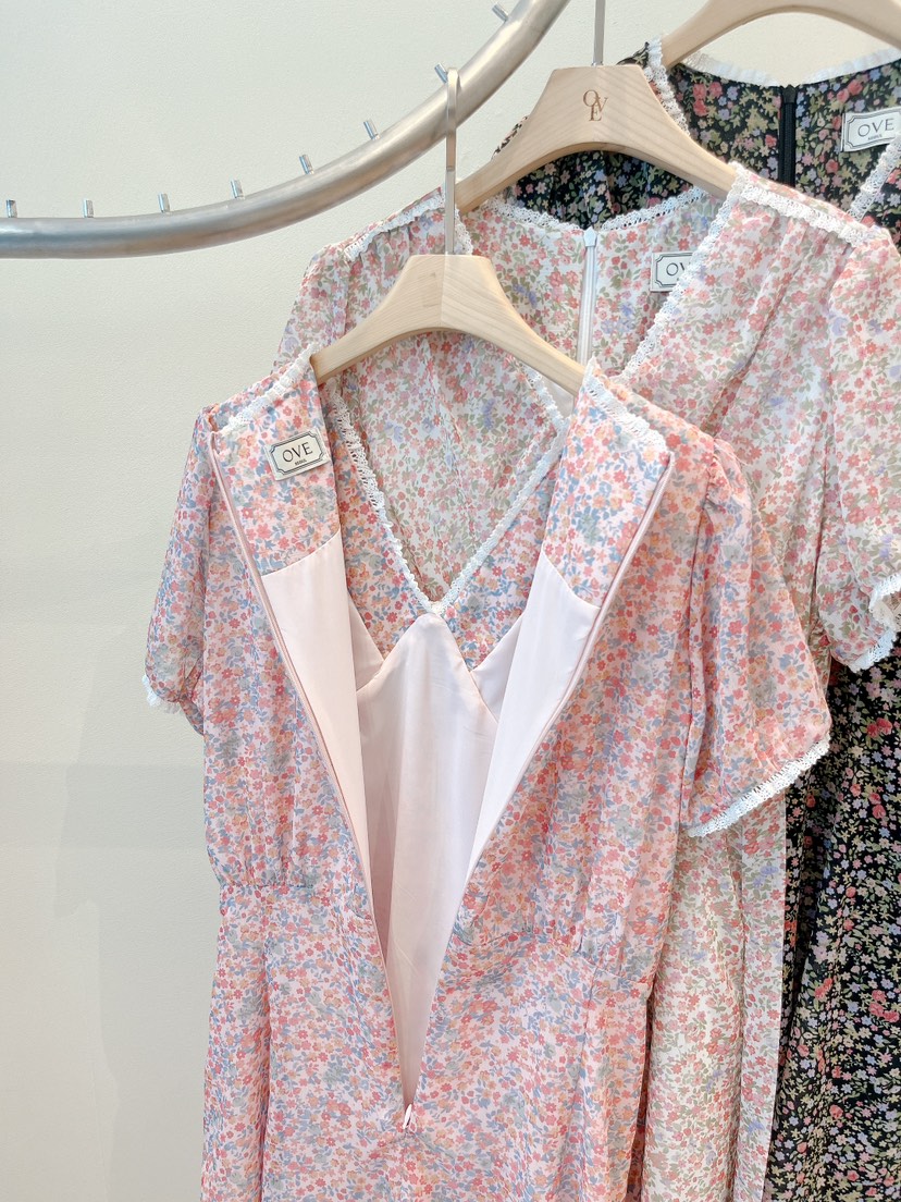OVE韓國直郵女裝新品26春夏人氣休閑熱賣26夏季推薦連衣裙OVE連衣裙