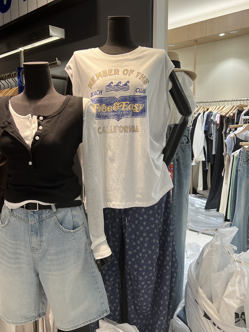 EL BOSQUE韓國直郵實拍女士新品26夏季熱賣時尚吊帶背心EL BOSQUE吊帶/背心圖色2