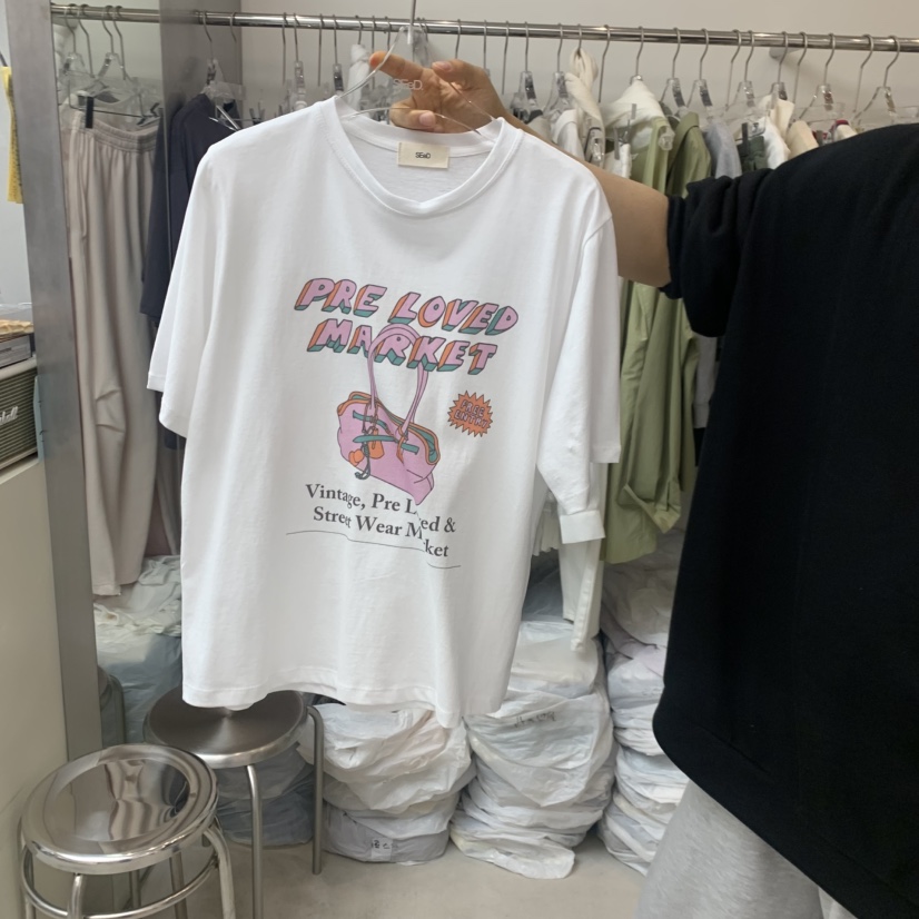 LEESEED-A/SEED韓國直郵實拍女士新品26春夏熱賣人氣T恤LEESEED-A/SEEDT恤圖色2