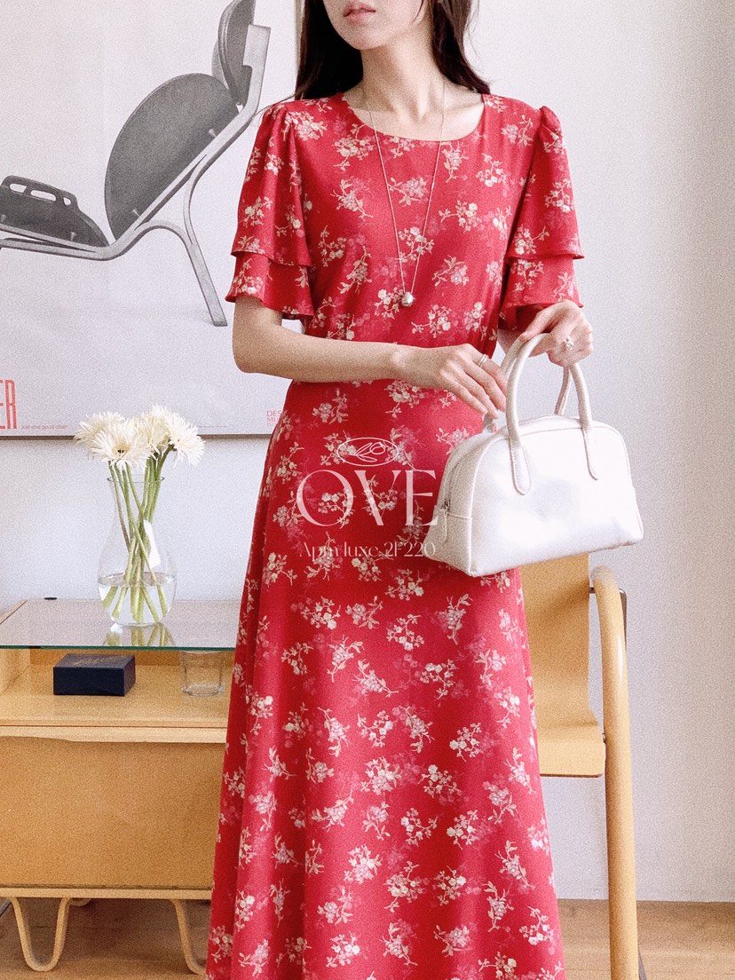 OVE韓國直郵女裝新款職業26夏季26春夏熱賣推薦休閑連衣裙OVE連衣裙