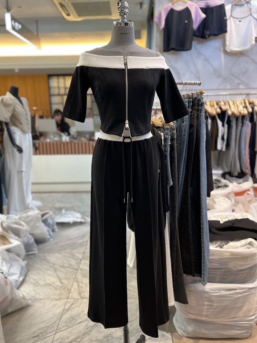 OLIVE TrEE韓國代購女士新品時尚26夏季休閑26春夏休閑褲提花OLIVE TrEE休閑褲