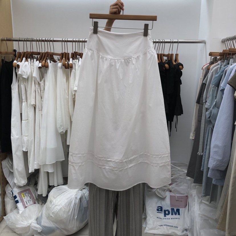 DRESS ROOM韓國直郵實拍女裝新款推薦職業人氣26春夏長裙絲帶DRESS ROOM長裙