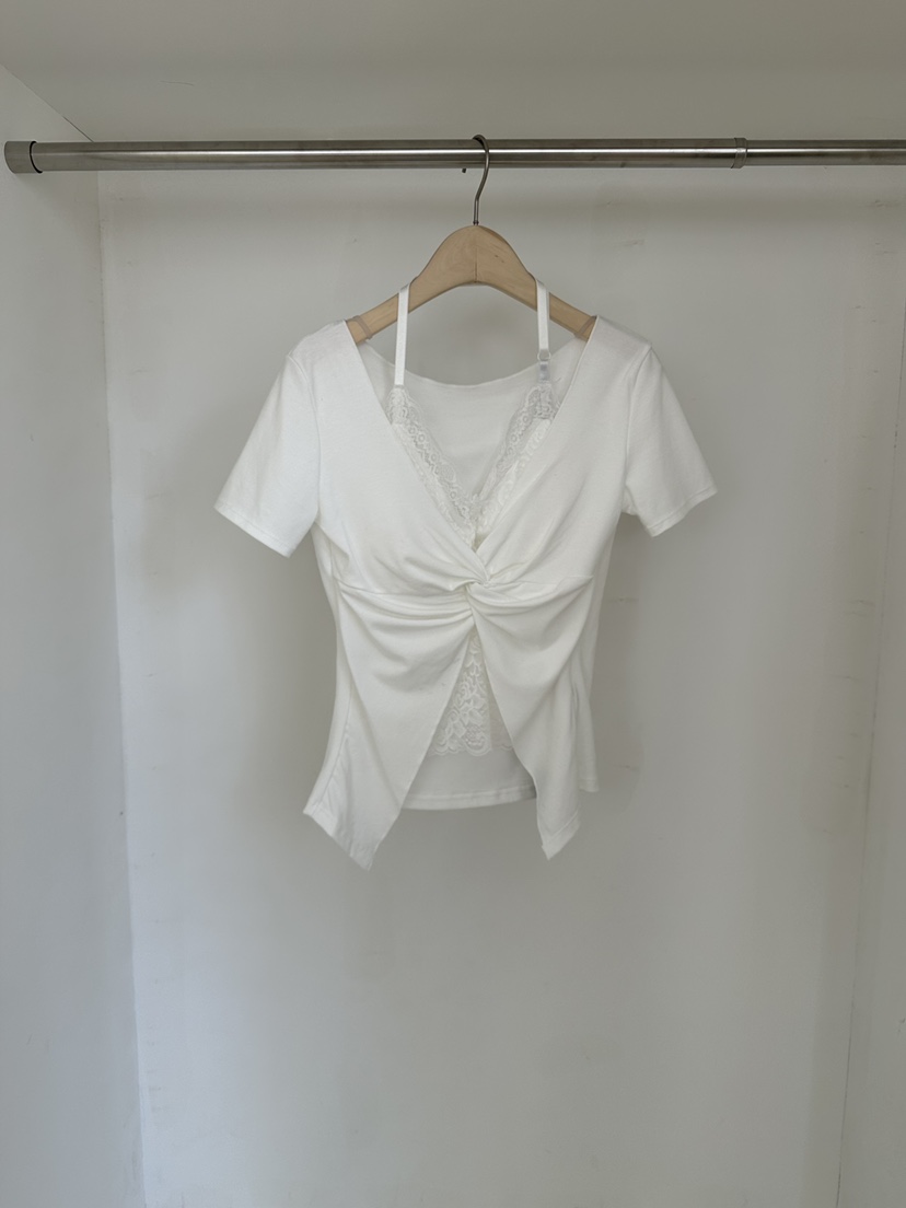 JOURNEY韓國東大門代購女士新品26夏季26春夏人氣T恤假兩件JOURNEYT恤圖色1