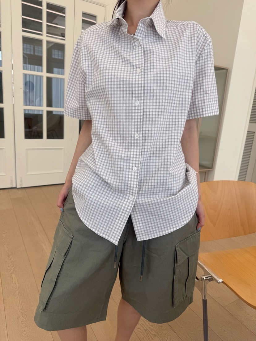 LUMIPLE韓國直郵女士新款時尚休閑26夏季26春夏襯衫蕾絲衫LUMIPLE襯衫/蕾絲衫