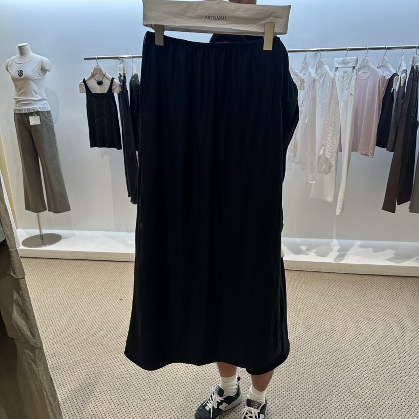 ARTISANAL韓國直郵女裝新品推薦時尚休閑26春夏長裙亞麻條紋ARTISANAL長裙圖色2