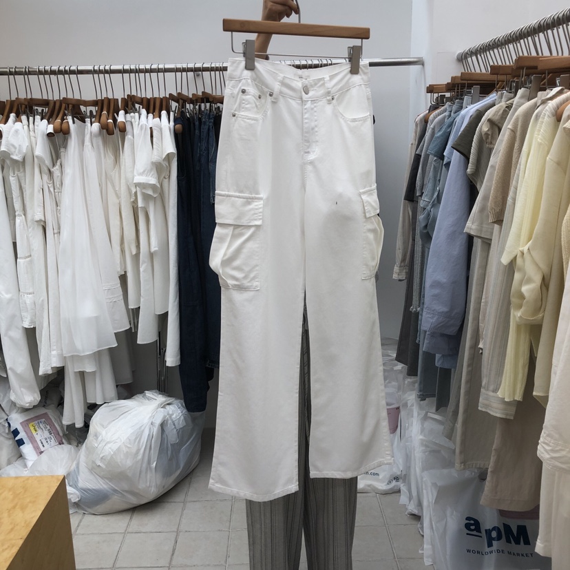 DRESS ROOM韓國代購女裝新品推薦時尚熱賣26春夏26夏季休閑褲DRESS ROOM休閑褲圖色1