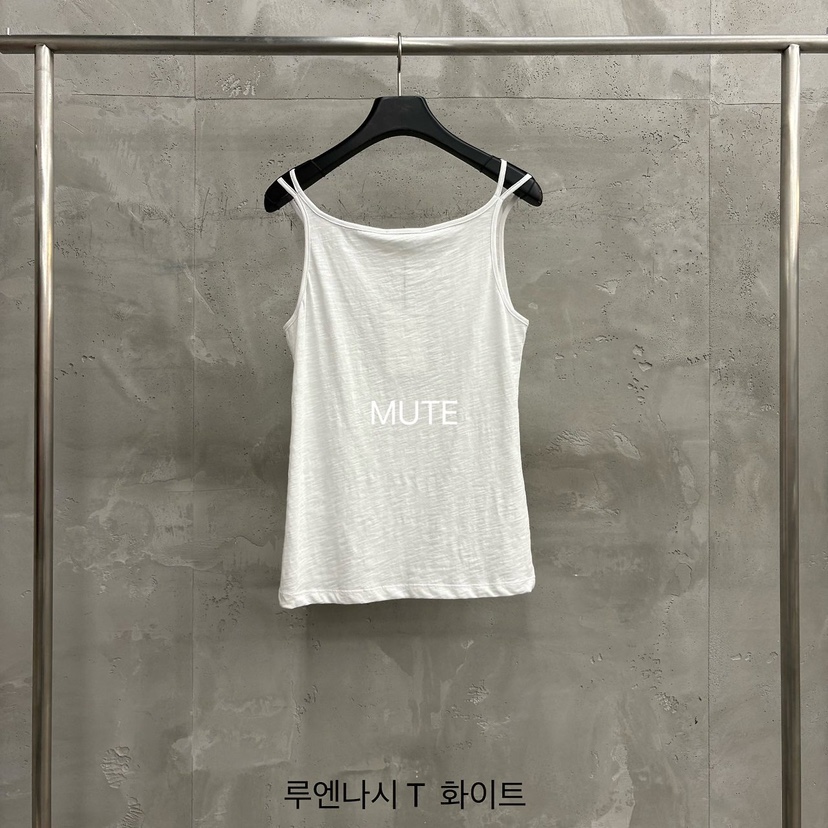 MUTE-P韓國代購女士新品26春夏休閑推薦熱賣時尚吊帶背心MUTE吊帶/背心