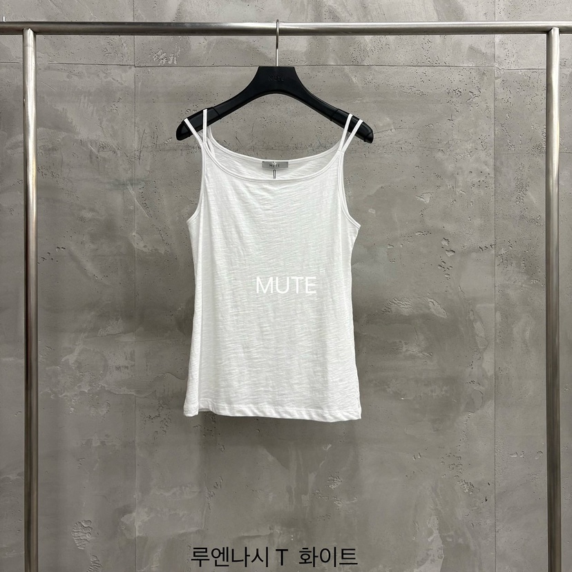 MUTE-P韓國代購女士新品26春夏休閑推薦熱賣時尚吊帶背心MUTE吊帶/背心圖色1