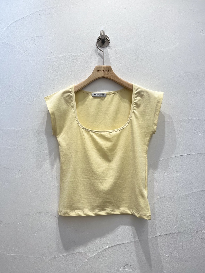 BROWN PAPER韓國代購女士新品推薦休閑職業時尚26夏季T恤BROWN PAPERT恤圖色2
