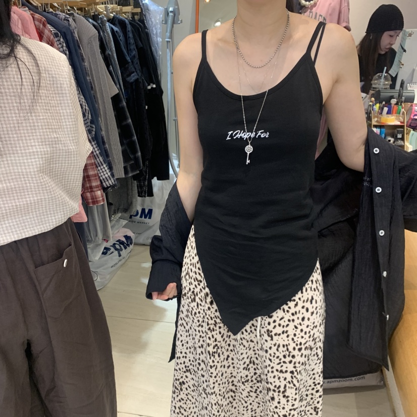 BLACKFRIDAY韓國直郵女士新款時尚休閑推薦職業26春夏吊帶背心BLACK FRIDAY吊帶/背心圖色2