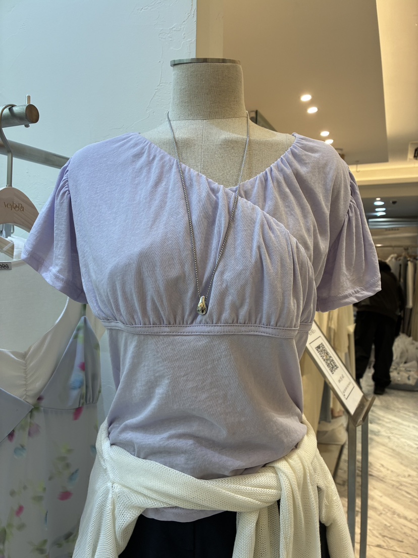 Verbena韓國直郵女士新品26夏季26春夏推薦熱賣休閑職業T恤VerbenaT恤圖色3