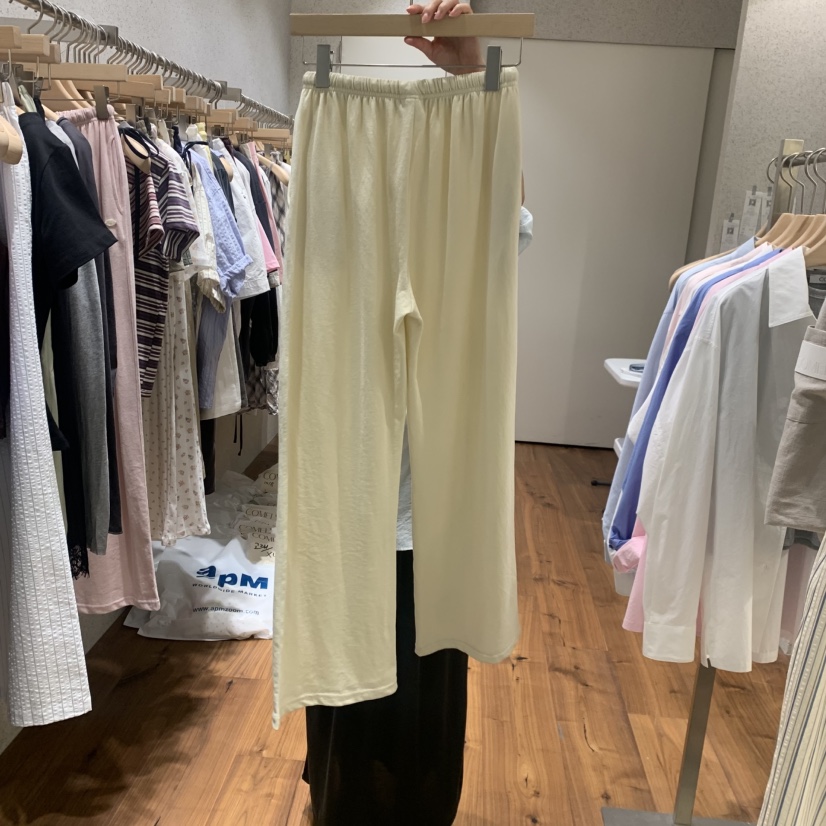 COMELY韓國直郵女裝新品26春夏職業26夏季推薦休閑褲毛圈布COMELY休閑褲