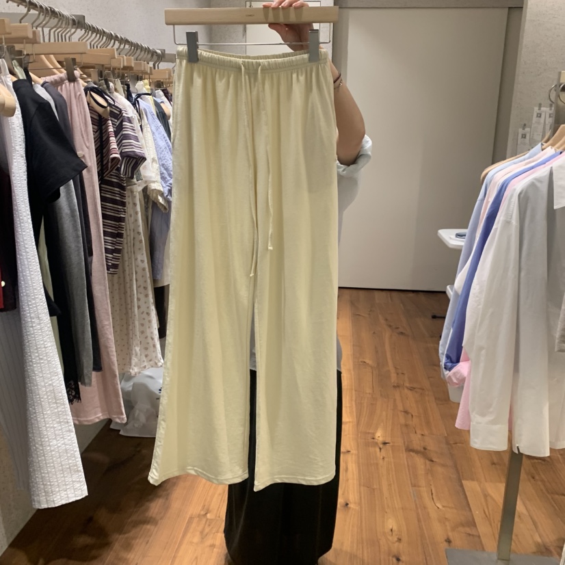 COMELY韓國直郵女裝新品26春夏職業26夏季推薦休閑褲毛圈布COMELY休閑褲圖色1