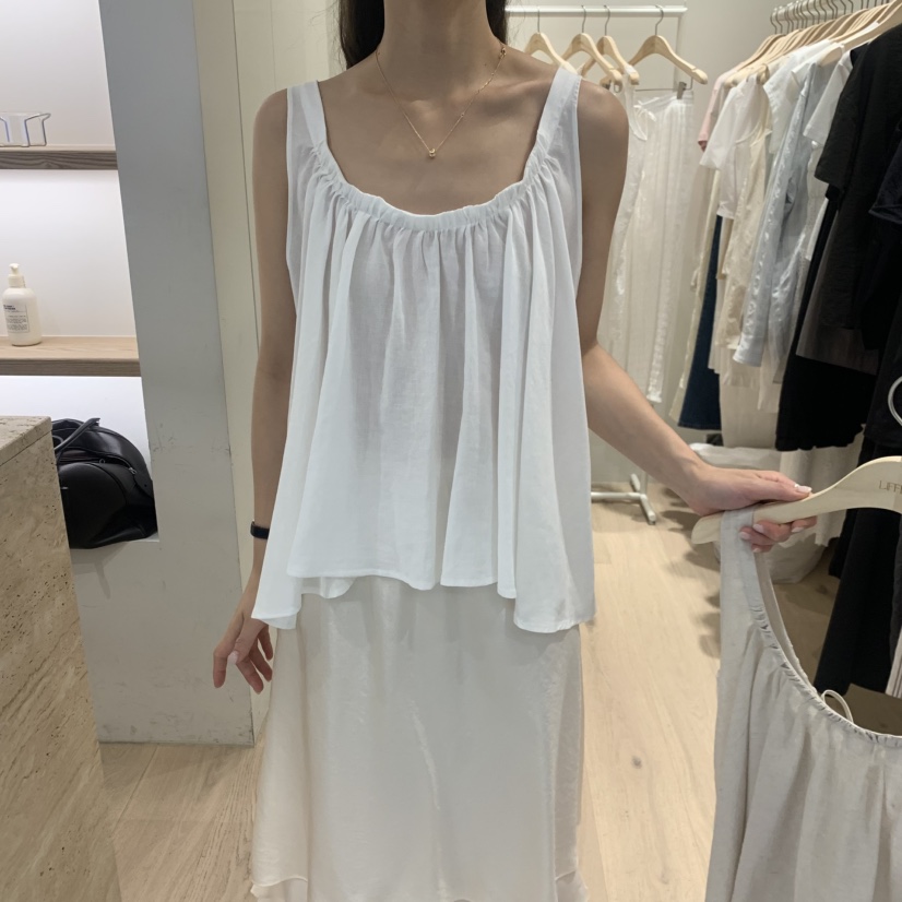 LIFFEY韓國東大門直郵女士新款26夏季休閑襯衫蕾絲衫亞麻LIFFEY襯衫/蕾絲衫圖色2