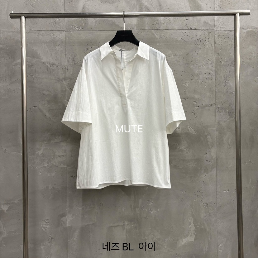 MUTE-P韓國直郵實拍女裝新品時尚職業26夏季熱賣襯衫蕾絲衫MUTE襯衫/蕾絲衫圖色1
