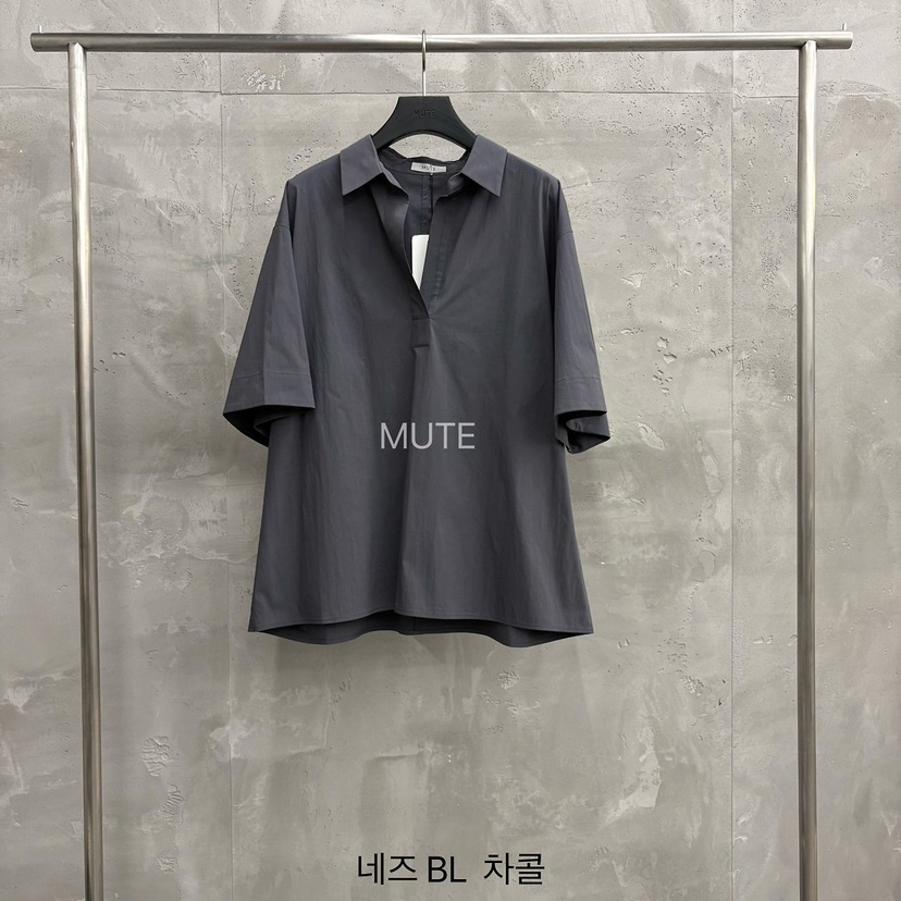 MUTE-P韓國直郵實拍女裝新品時尚職業26夏季熱賣襯衫蕾絲衫MUTE襯衫/蕾絲衫圖色3