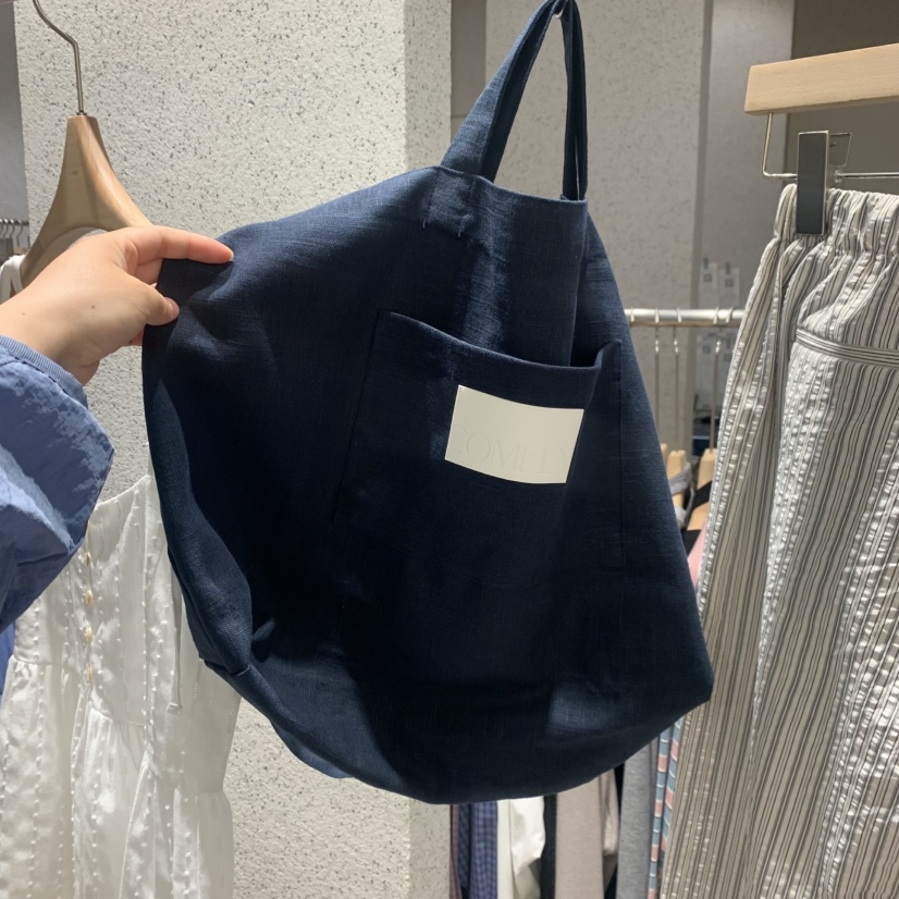COMELY韓國直郵女裝新款職業熱賣26春夏單肩斜跨包亞麻布COMELY單肩/斜跨包圖色4