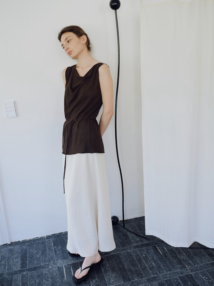 REGULARLY/PLACOR韓國東大門直郵女裝新款26春夏吊帶背心含腰繩REGULARLY/PLACOR吊帶/背心