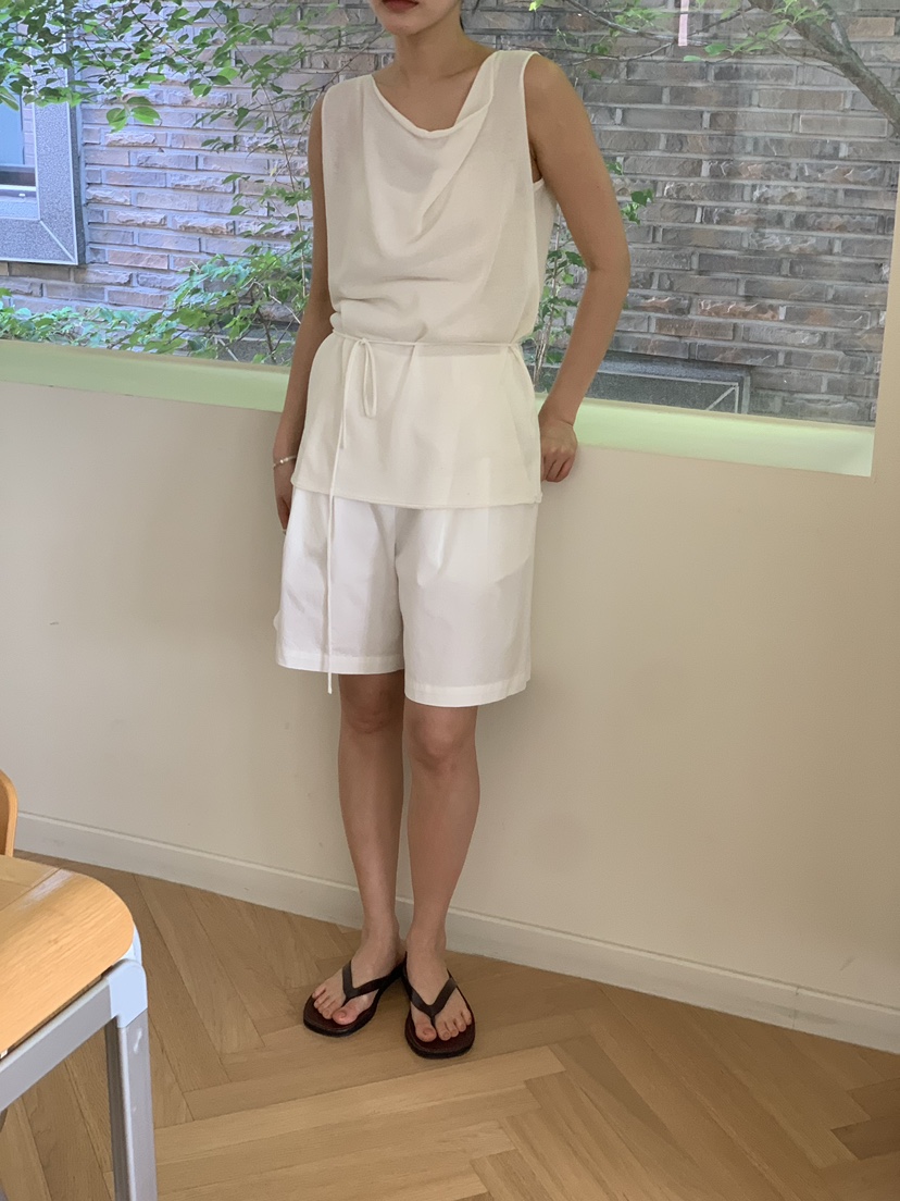 REGULARLY/PLACOR韓國東大門直郵女裝新款26春夏吊帶背心含腰繩REGULARLY/PLACOR吊帶/背心