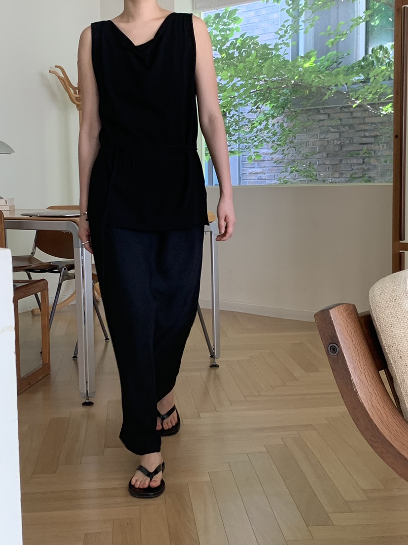REGULARLY/PLACOR韓國東大門直郵女裝新款26春夏吊帶背心含腰繩REGULARLY/PLACOR吊帶/背心