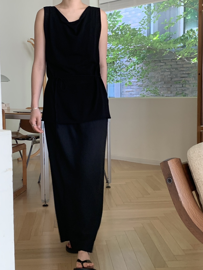 REGULARLY/PLACOR韓國東大門直郵女裝新款26春夏吊帶背心含腰繩REGULARLY/PLACOR吊帶/背心