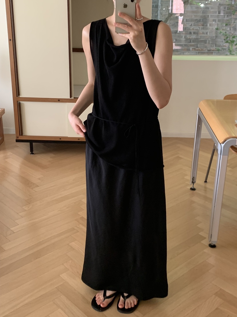 REGULARLY/PLACOR韓國東大門直郵女裝新款26春夏吊帶背心含腰繩REGULARLY/PLACOR吊帶/背心