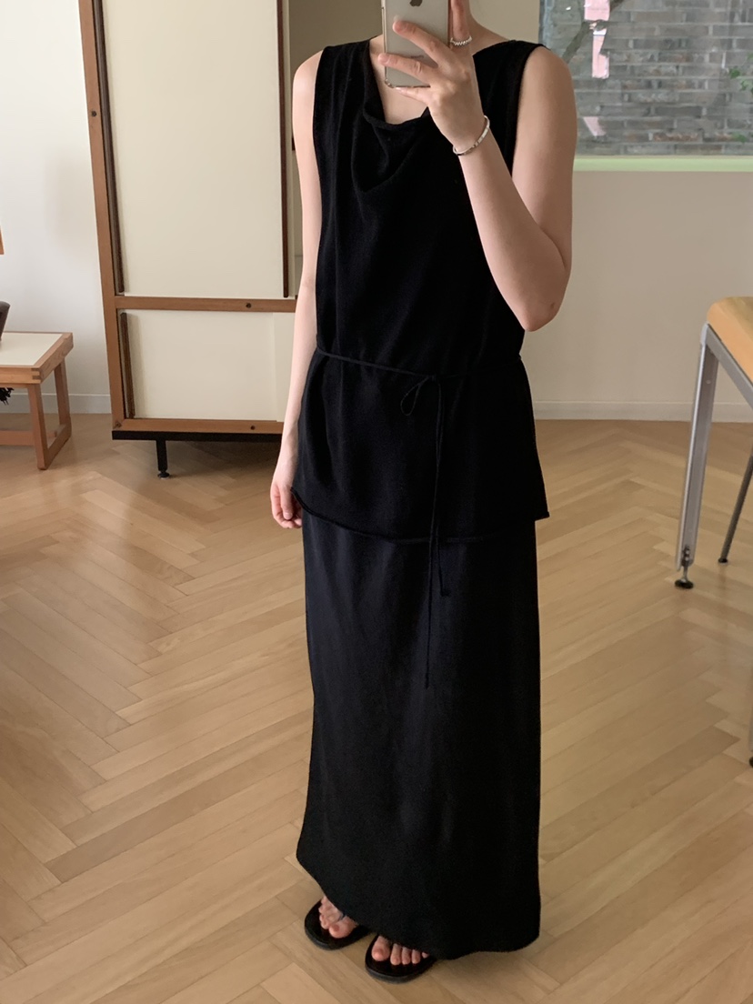 REGULARLY/PLACOR韓國東大門直郵女裝新款26春夏吊帶背心含腰繩REGULARLY/PLACOR吊帶/背心