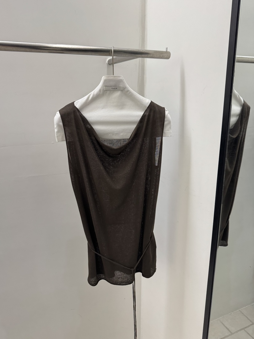 REGULARLY/PLACOR韓國東大門直郵女裝新款26春夏吊帶背心含腰繩REGULARLY/PLACOR吊帶/背心圖色2