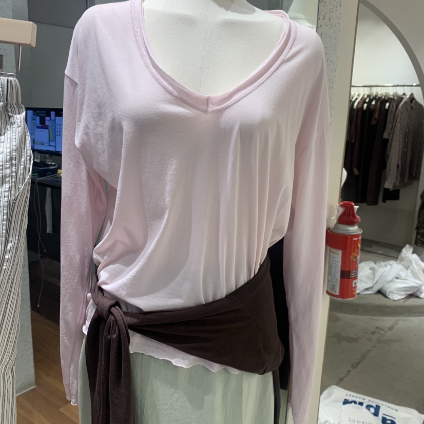 COMELY韓國直郵女裝新品26春夏熱賣時尚26夏季休閑長袖T恤COMELY長袖T恤圖色3