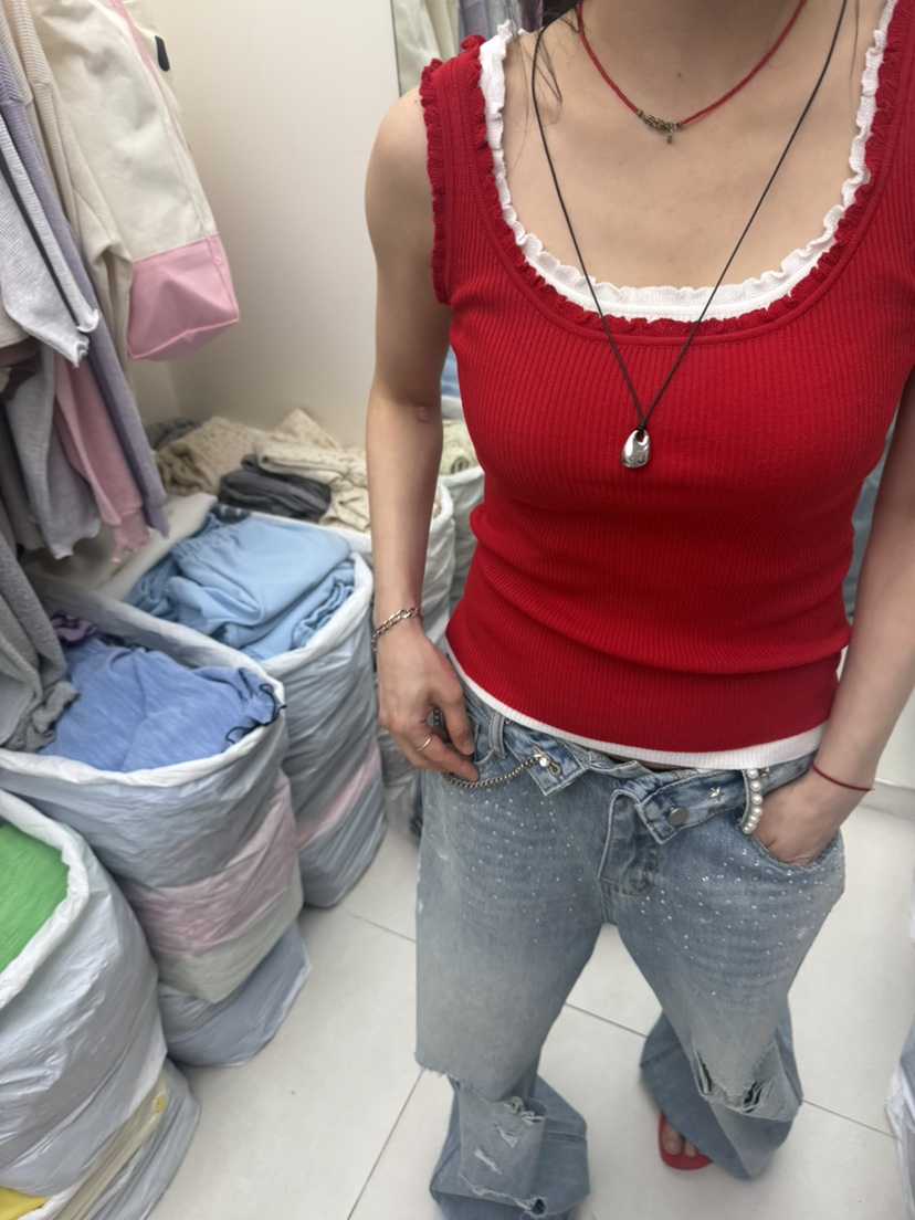 PAIRING韓國東大門直郵女裝新品26夏季人氣吊帶背心不含內搭PAIRING吊帶/背心