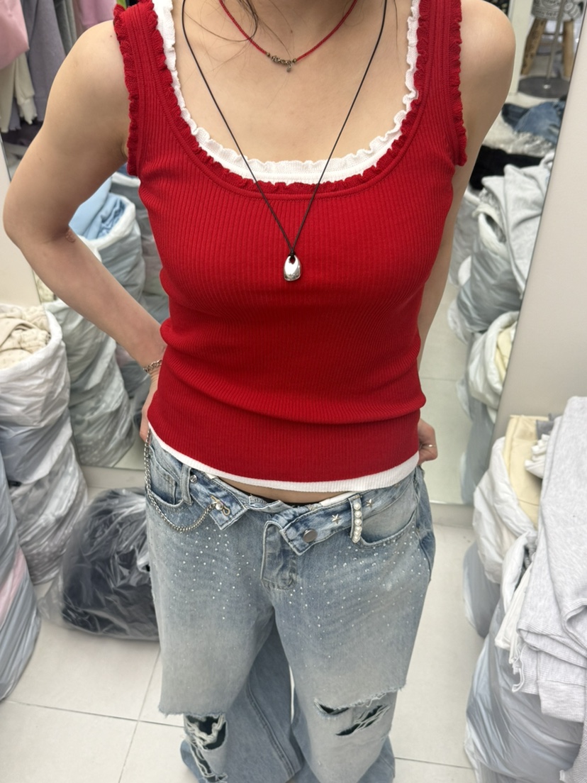 PAIRING韓國東大門直郵女裝新品26夏季人氣吊帶背心不含內搭PAIRING吊帶/背心
