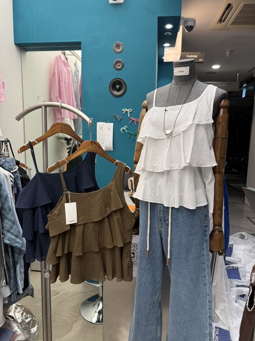 PAIRING韓國直郵女士新款休閑職業人氣26春夏吊帶背心不含配飾PAIRING吊帶/背心