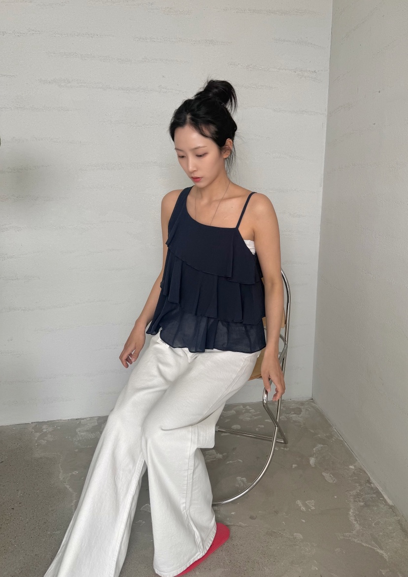 PAIRING韓國直郵女士新款休閑職業人氣26春夏吊帶背心不含配飾PAIRING吊帶/背心