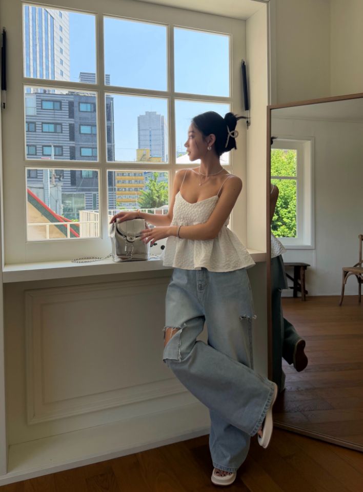 mars韓國直郵女士新品推薦26春夏26夏季時尚休閑吊帶背心mars吊帶/背心