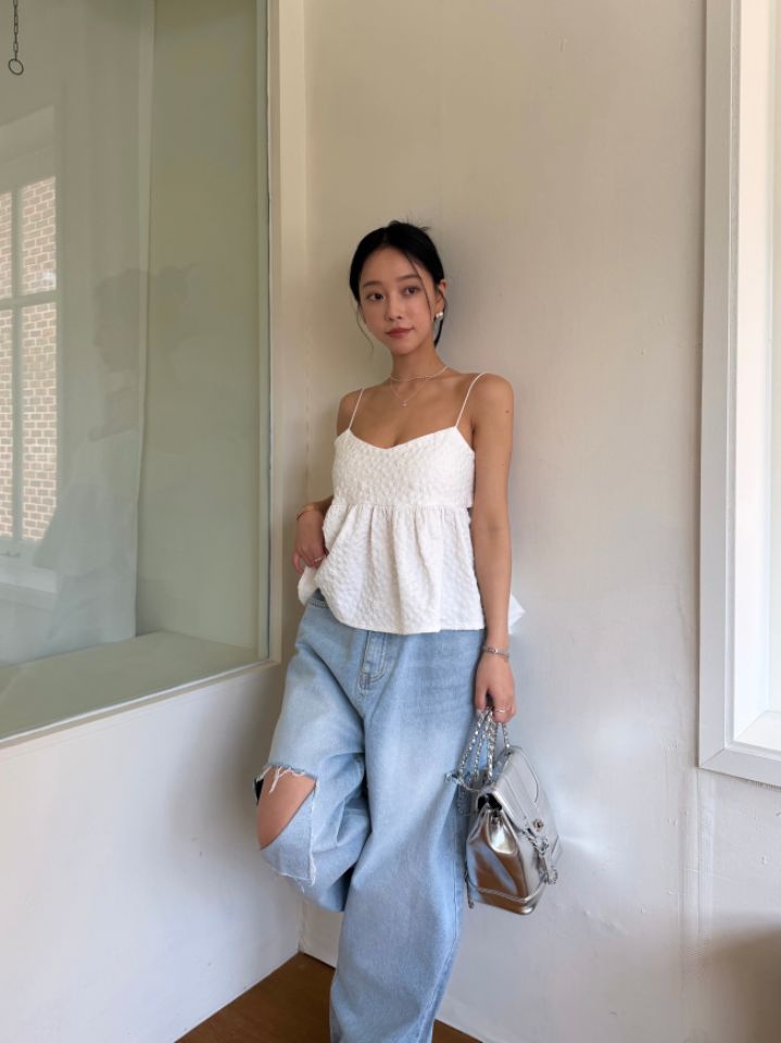 mars韓國直郵女士新品推薦26春夏26夏季時尚休閑吊帶背心mars吊帶/背心
