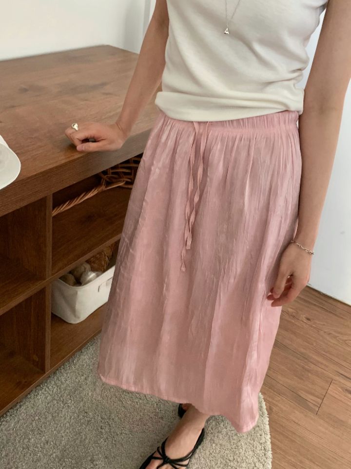 KOMOREBI韓國直郵實拍女裝新品熱賣半身裙中短裙百褶褶裙KOMOREBI半身裙/中短裙
