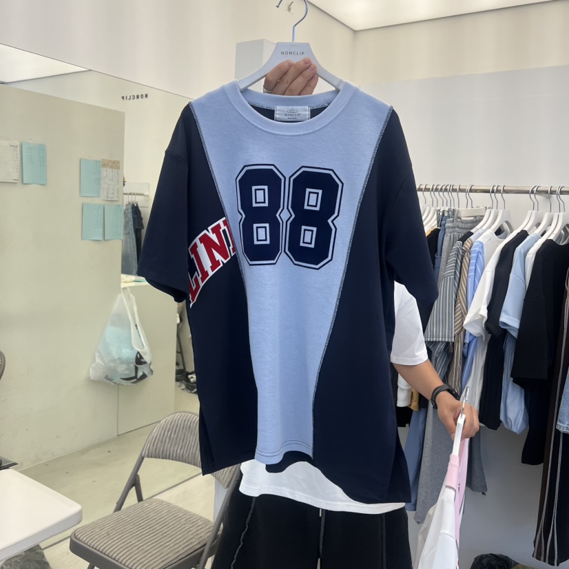 NON CLIP韓國直郵女士新款熱賣26夏季26春夏人氣推薦T恤NON CLIPT恤圖色1